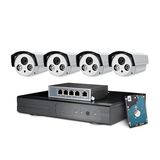 欧威视数字POE免电源 网络高清监控设备套装1-32路摄像头套餐