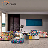 william 手工缝制可拆洗高档爱依瑞斯拉齐奥大户型组合转角布沙发