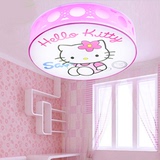 Kitty猫卡通灯儿童灯儿童房灯LED圆形吸顶灯卧室灯具女孩房间灯饰