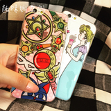 卡通美少女战士苹果6s手机壳iPhone6plus超薄透明保护套全包软