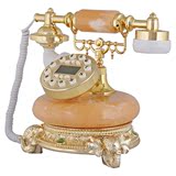 佳话坊仿古电话机欧式电话机高档创意座机仿玉摆件复古电话机
