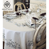 瑞典Ekelund简约现代素雅桌布餐桌椅茶几布艺套装纯棉长方圆形