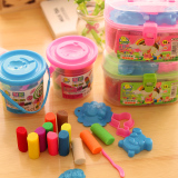 日韩创意文具桶装12色橡皮泥 儿童益智玩具学生奖品礼物