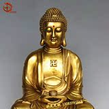 开光风水铜器 纯铜大日如来佛祖释迦摩尼佛像摆件 工艺礼品 高40