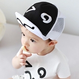 韩版儿童帽子棒球帽男女童婴儿帽子夏太阳帽遮阳宝宝网眼鸭舌帽