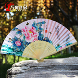 中国风女式折扇 镂空扇子工艺品  送老外朋友 出国中国特色小礼品