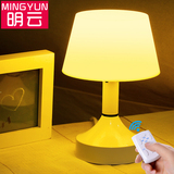 充电卧室床头起夜灯 会听话的智能小台灯卧室LED声光控遥控节能