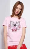 法国专柜代购kenzo虎头短半袖t恤女16春夏情人节限量特别版嫩粉色
