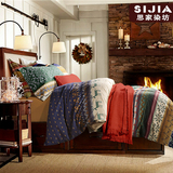 美式家纺秋冬季长绒全棉加厚保暖磨毛四件套1.5纯棉2.0m床上用品