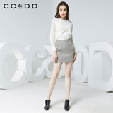 CCDD2016春装专柜正品新款女素雅小提花包臀半身短裙通勤OL裙装