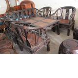 红木家具 老挝酸枝沙发皇宫圈椅8件套沙发明清古典客厅沙发半成品