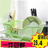 一件包邮炫彩厨房滴水碗架置物架多用碗碟沥水架沥水勺子筷子碗架
