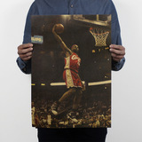 【H315】詹姆斯 /NBA 篮球巨星 励志/牛皮纸海报51x35.5cm