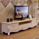 欧式电视柜电视柜大理石高档客厅家具实木雕花地柜别墅新款E305