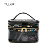VENUCO小号韩国水桶式化妆品包便携透明洗漱防水PVC旅游旅行手提