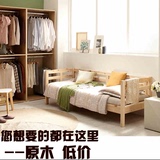 懒人沙发床1.2米单人现代简约实木两用沙发床双人小户型沙发床1.5