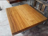非洲黄花梨餐桌 大板桌 正方形4人桌 1.2左右现代中式原木餐桌