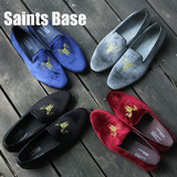 Saints Base金线刺绣男士乐福鞋 All in欧美风潮流男士复古英伦鞋