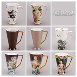 欧式骨瓷马克杯水杯 大容量奢华复古精美创意陶瓷红茶咖啡杯礼品