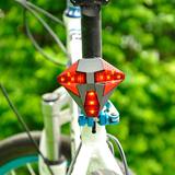 新品自行车转向尾灯警示安全灯骑行装备山地车灯 单车配件转向灯