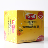 正品特价 立顿黄牌精选红茶 立顿红茶包200茶袋/盒 专业餐饮包装