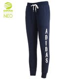 Adidas阿迪达斯2016夏季新款NEO女裤运动收口透气小脚长裤S26687