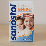 预定德国原装进口代购Sanostol 儿童补钙片+多种维生素咀嚼片4岁+