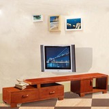电视柜 橡木实木边框 中式简易地柜矮柜小户型时尚收纳柜特价