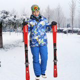 15新款男士滑雪服套装 情侣款户外滑雪衣 防水保暖单双板冲锋衣