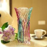 欧式透明玻璃水培插花瓶富贵竹绿萝干鲜花客厅餐桌家居装饰品摆件