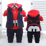加厚加绒冬装卫衣宝宝套装1-2-3岁婴幼儿男女童冬季米奇版三件套