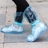 男女士雨天防水鞋套防雨鞋套防滑加厚耐磨底塑料鞋套下雨鞋套高筒