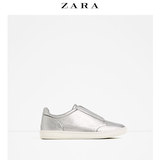 ZARA 女鞋 金属色弹性运动鞋 16705101092