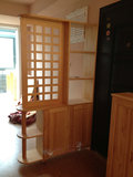 广州厂家直销环保樟子松木实木家具可全屋定制实木酒柜间厅柜隔断