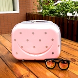 包小清新韩版旅行箱迷你行李箱小手提箱女学生化妆箱12寸子母箱