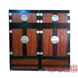 红木家具/老挝大红酸枝家具古典中式仿古衣柜/黑酸枝顶箱柜 独板