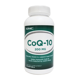 美国原装进口正品 gnc辅酶Q10软胶囊200mg60粒天然COQ10心脏保健