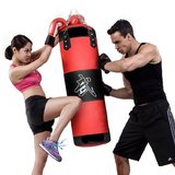 1米沙袋沙包吊式实心拳击散打泰拳训练体育用品家用健身器材
