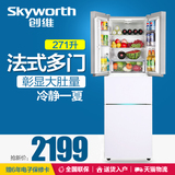 Skyworth/创维 D27BG 多门式电冰箱法式四门对开门节能家用电冰箱