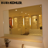 科勒欧式卫生间壁挂时尚浴室镜子带置物架K-15457T-FH蕾淑尔0.7米