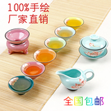 家装狂欢节龙泉青瓷手工茶具套装陶瓷茶杯盖碗过滤茶海茶道特价