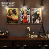 美式复古铁皮画人物电影酒吧装饰品服装店咖啡馆怀旧墙面装饰壁饰
