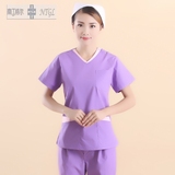 新款护士服女韩版洗手衣夏装刷手衣短袖口腔分体套装工作服NP-68