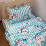 哆啦A梦小叮当机器猫蓝胖子卡通全棉单件床单被套枕套宿舍儿童房