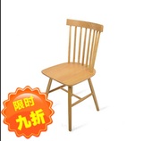 全实木橡木餐椅餐厅桌椅日式简约北欧温莎椅原木色椅子