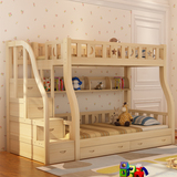 佛山市广东省更多组合形式儿童床高低床松木家具实木子母床是