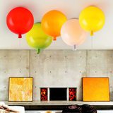 儿童房led温馨卧室阳台迷你创意餐厅灯后现代彩色气球吸顶灯简约