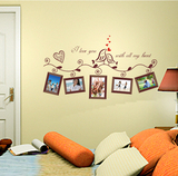 幼儿园装饰墙贴 儿童贴画卡通照片房间贴纸 卧室床头背景可移除