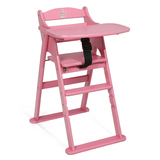 嘻嘻酷实木餐椅可折叠免安装婴儿餐椅宝宝餐椅儿童餐椅baby chair