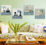 客厅装饰画抽象画欧式地中海风现代简约挂画卧室壁画无框画艺术画